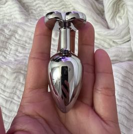 Red Heart Jewel Butt Plug