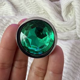 Green Jewel Butt Plug