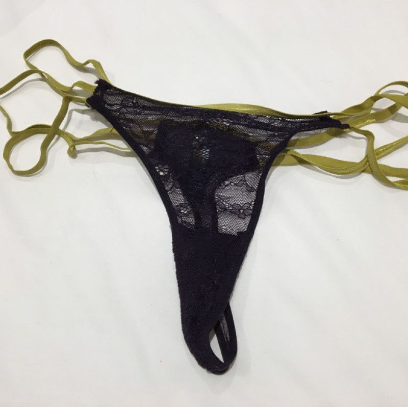 Sexy worn string thong