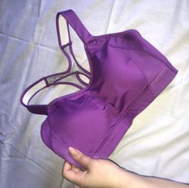 Sexy purple sports bra