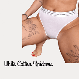 White Cotton Knickers