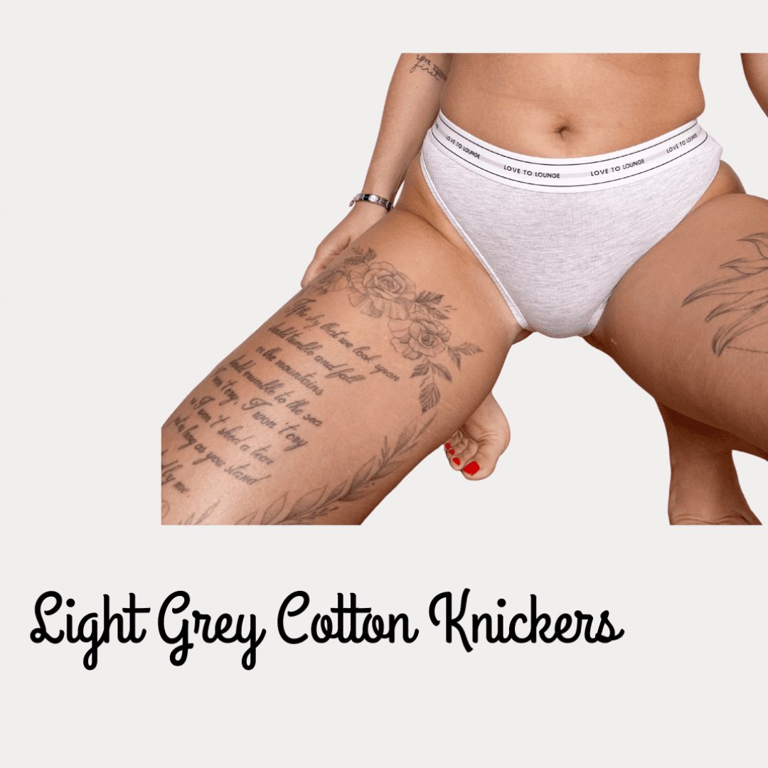 Light Grey Cotton Knickers