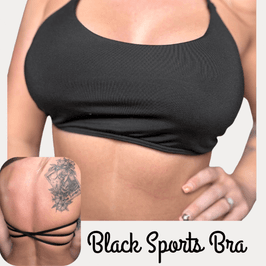 Black Sports Bra