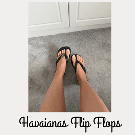 Black Havaianas Flip Flops