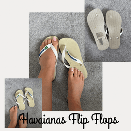 White Havaiana Flip Flops