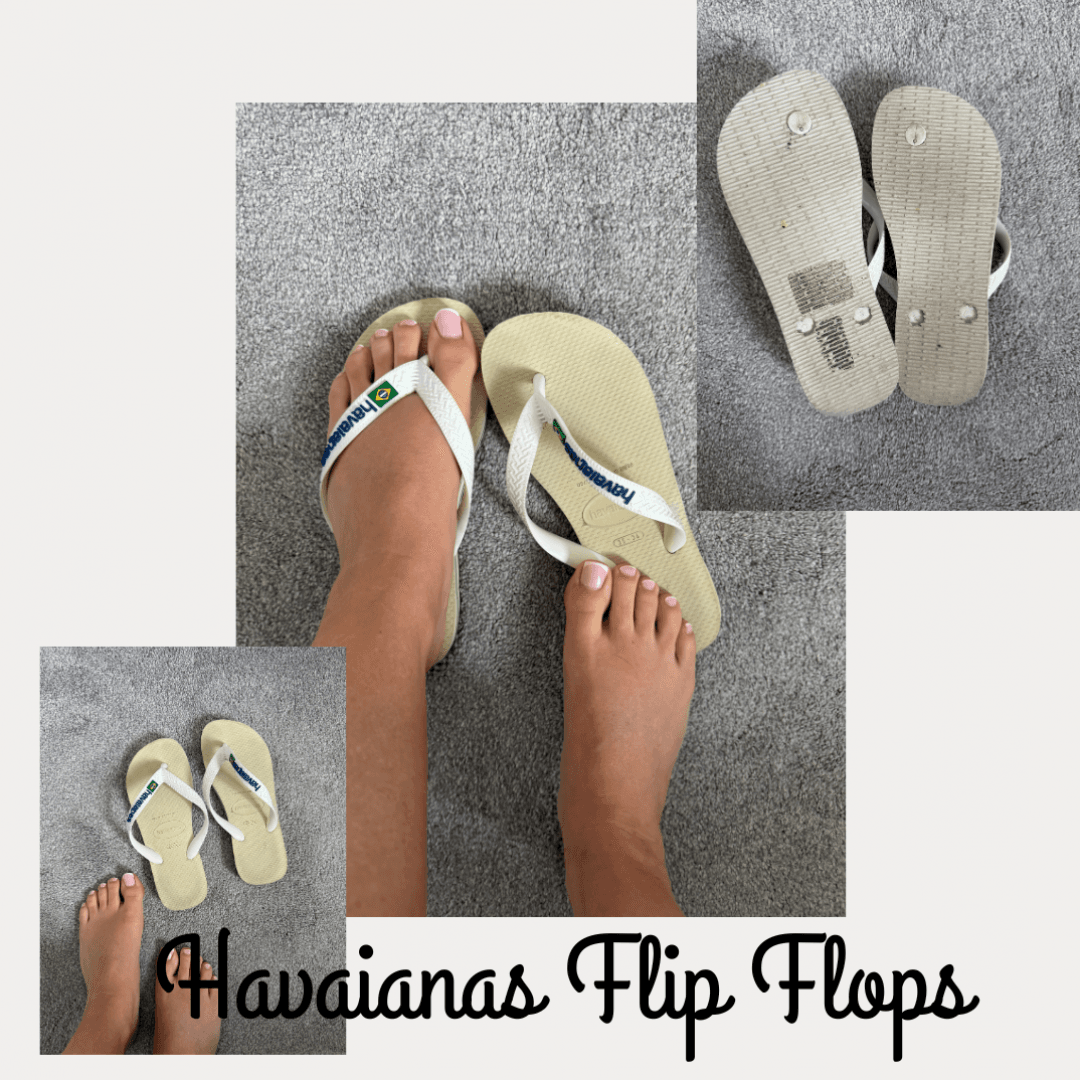 White Havaiana Flip Flops