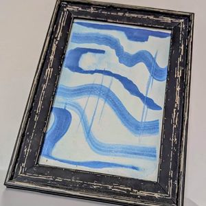 Blue Watercolor 18x14cm