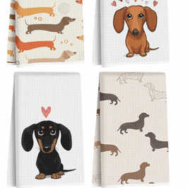 Amazon Mini dachshund kitchen towels