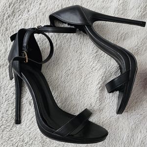 Black high heels