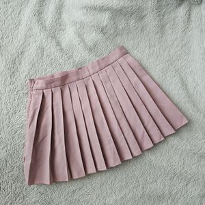 Pink mini skirt