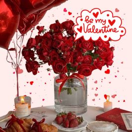 Valentine Flower Gift