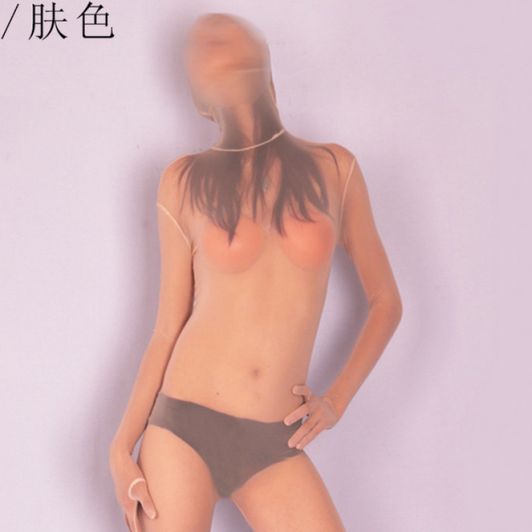 BLACK Transparent ZiBodysuit