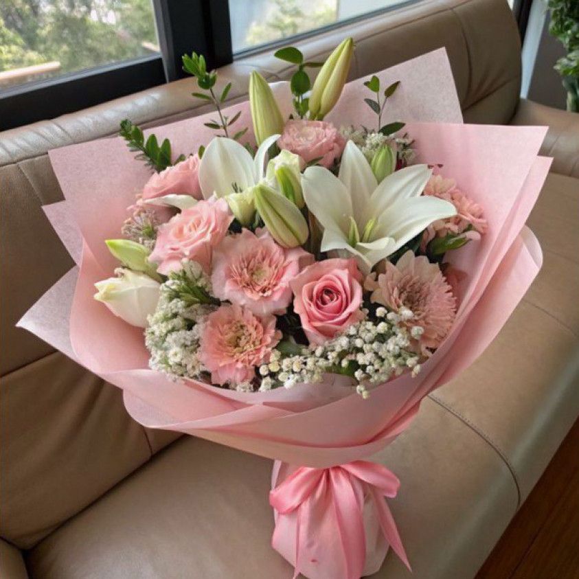 bouquet of flowers for me