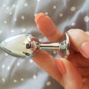 Pink diamond butt plug