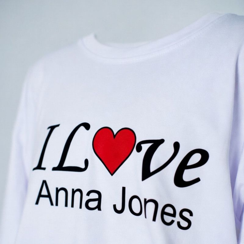 I Love Anna Jones with Heart Shirt