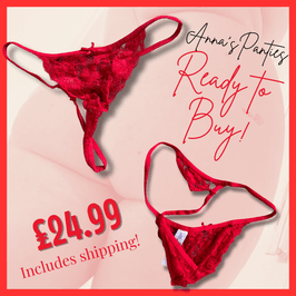 Sexy Red Ripped Panties
