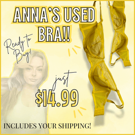 Annas Used Yellow Bra