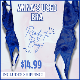 Annas Used Blue Bra