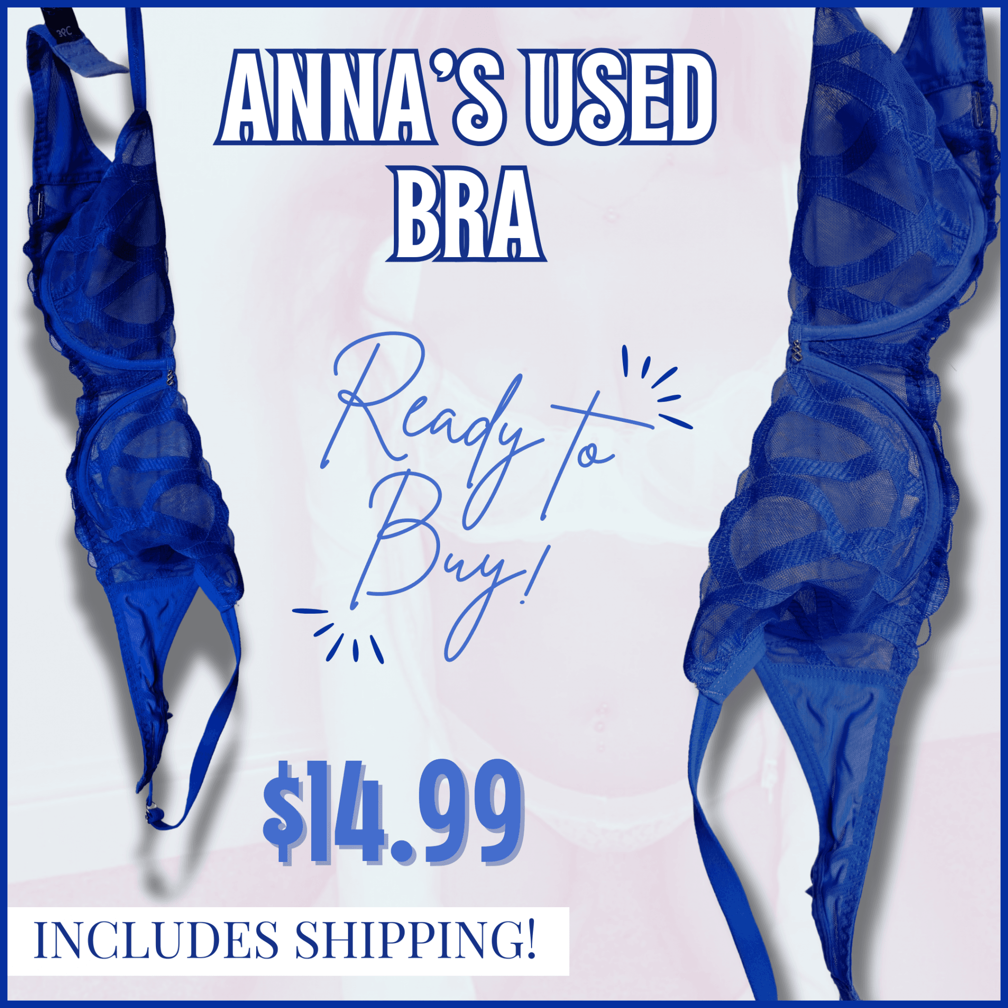 Annas Used Blue Bra