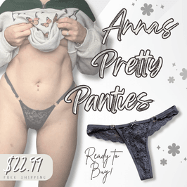 Annas Pretty Grey Panties