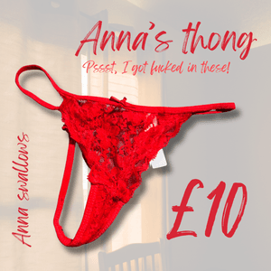 My Sexy Red G String that I had too much fun in