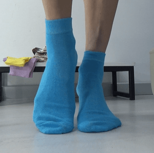 Blue socks