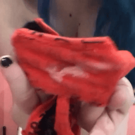 Red Lets Makeout Panties