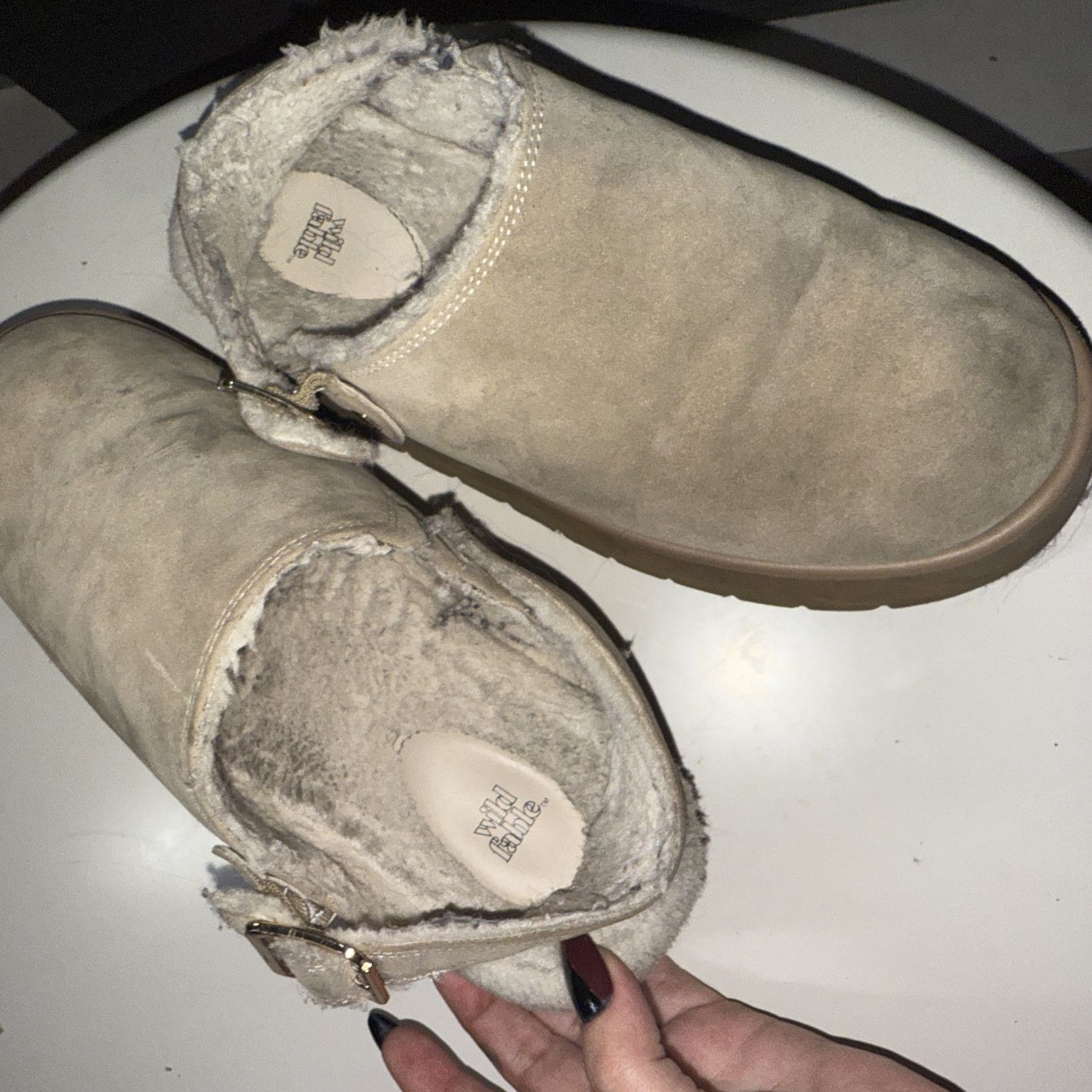 Platform Slippers WELL WORN From My Personal Collection