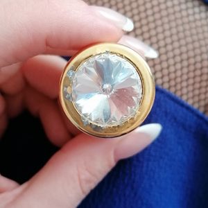Butt plug with Swarovski crystal