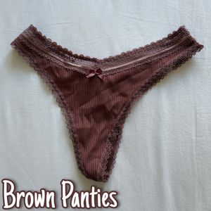 Worn Brown Panties