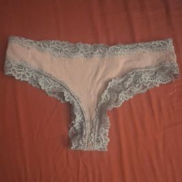 Pink worn panties
