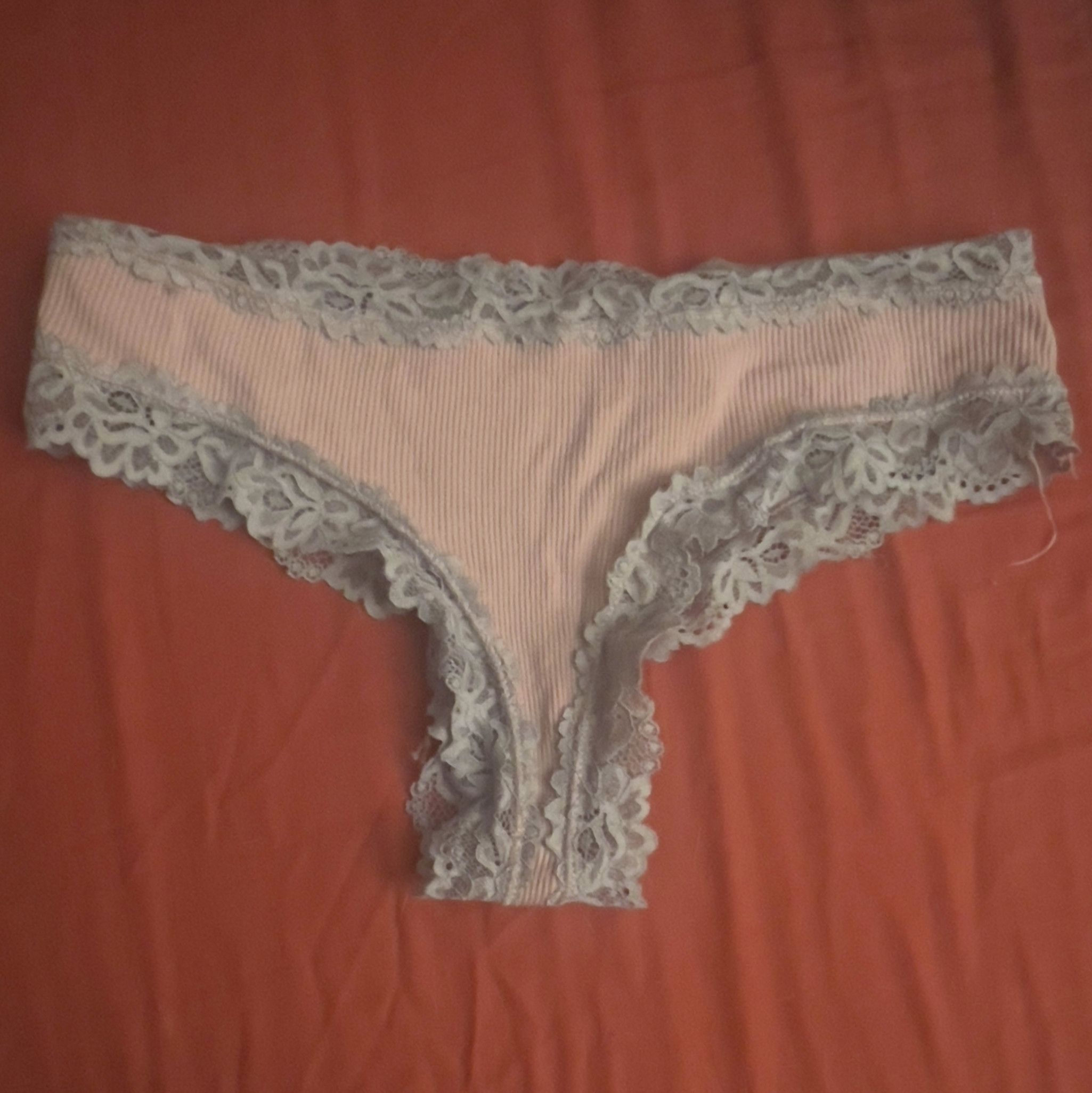 Pink worn panties