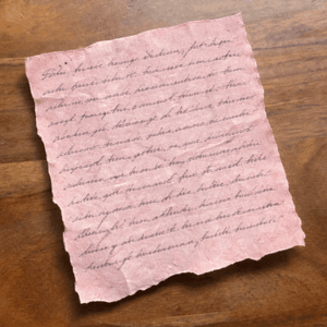 Custom Handwritten Poems on Unique Scented Paper