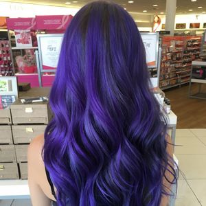 Dye my hair purple