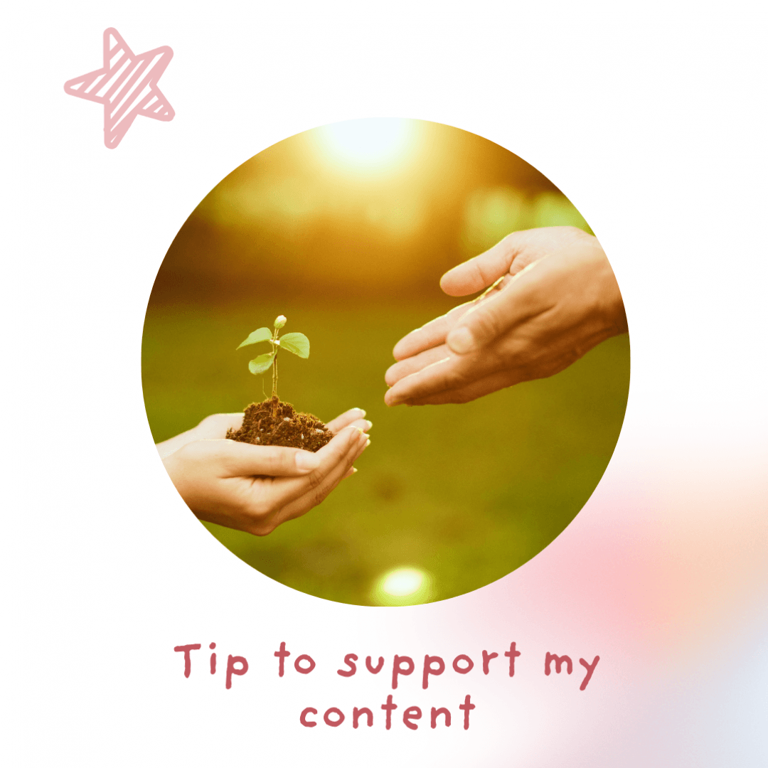 Tip to support my content