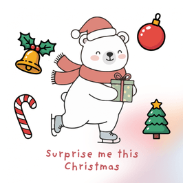 Surprise me this Christmas