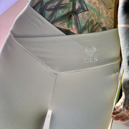 Worn sports pants yoga leggings
