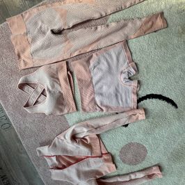 Worn gym set yoga outfit sport