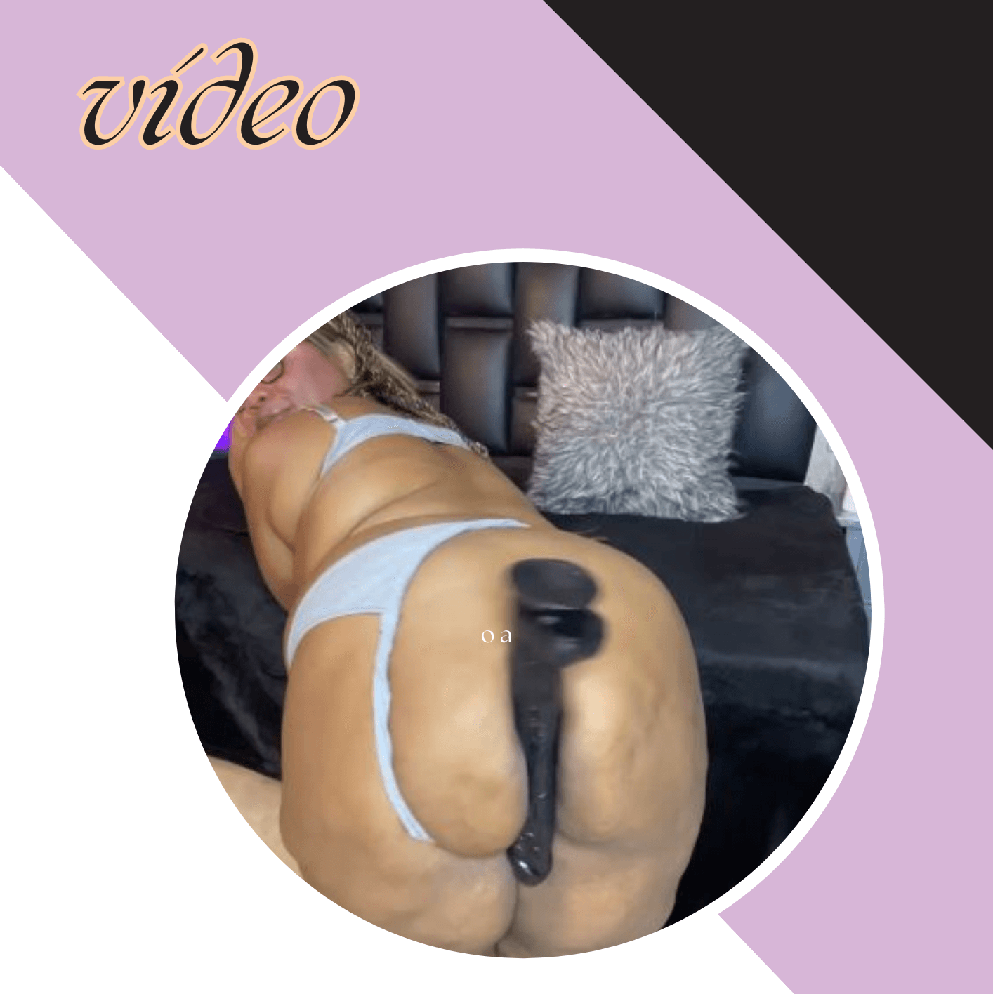 video ridding a BBC dildo