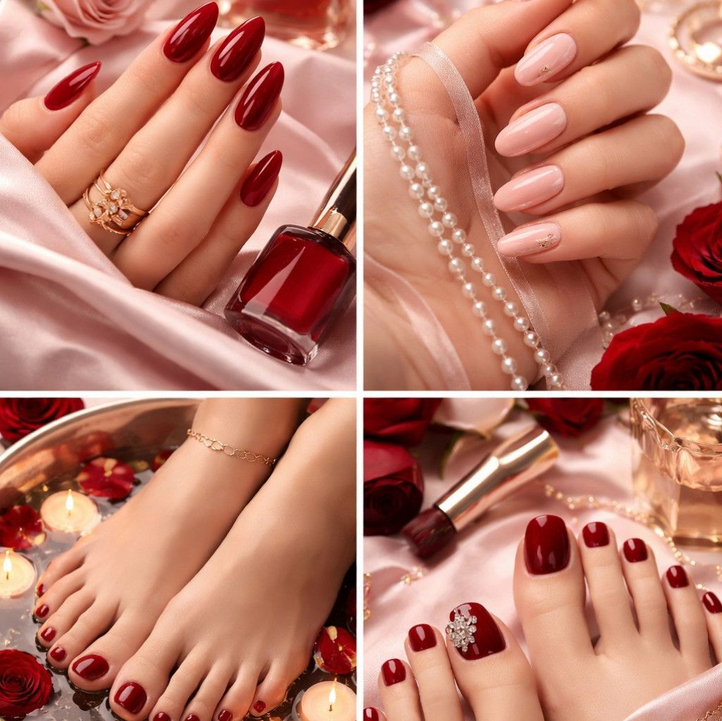 Set of photos or video of my toenails and fingernails