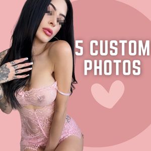 5 custom photos