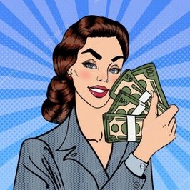 make step-mom happy with money