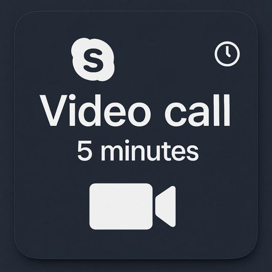 video call 5 min call before purchasing the package first