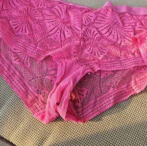 PINK BOY SHORTS