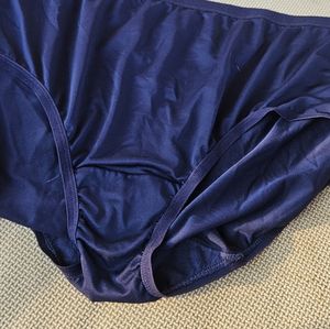 DARK BLUE SILKY FEEL BRIEFS
