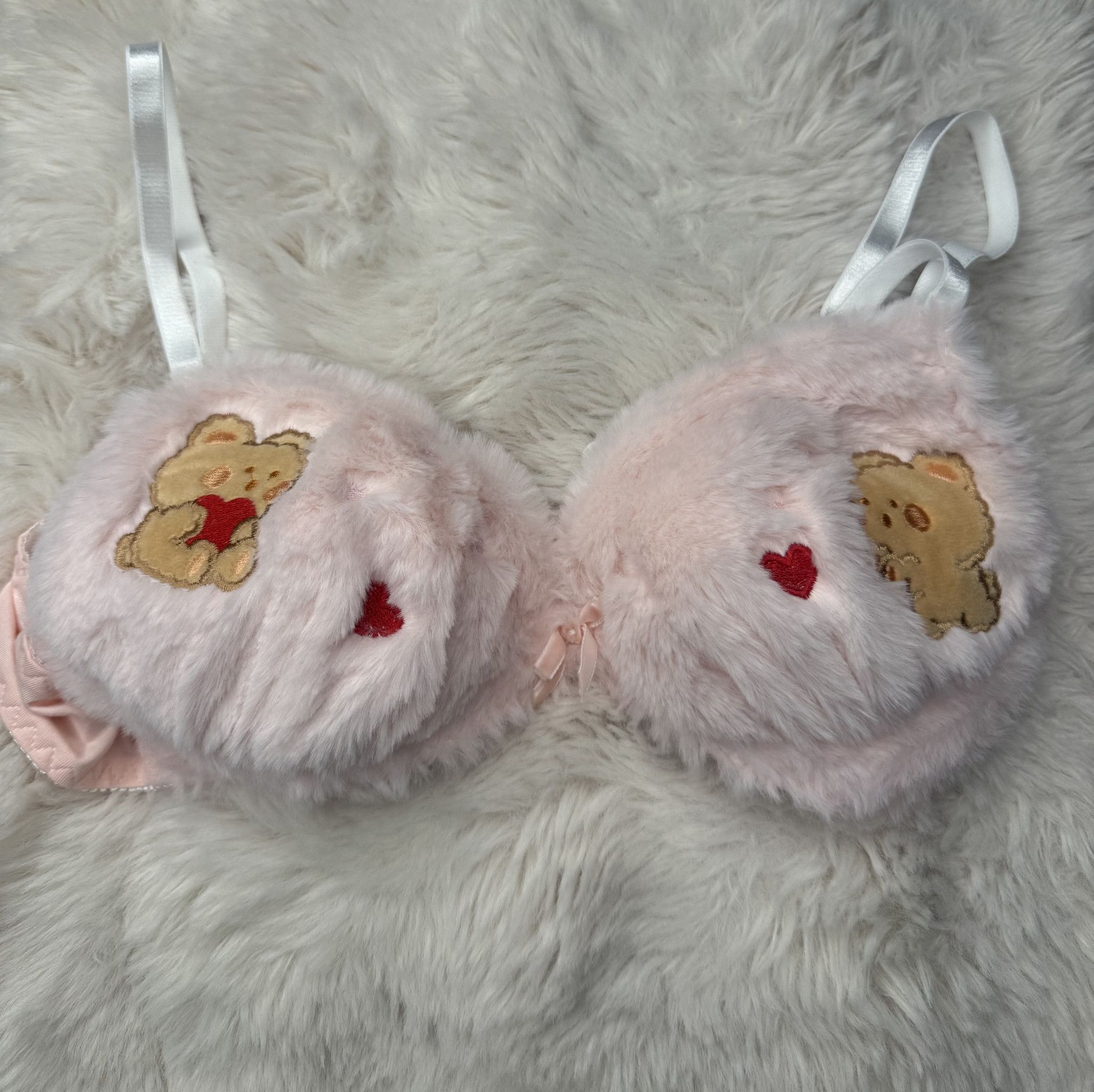 Beary Pink Bra