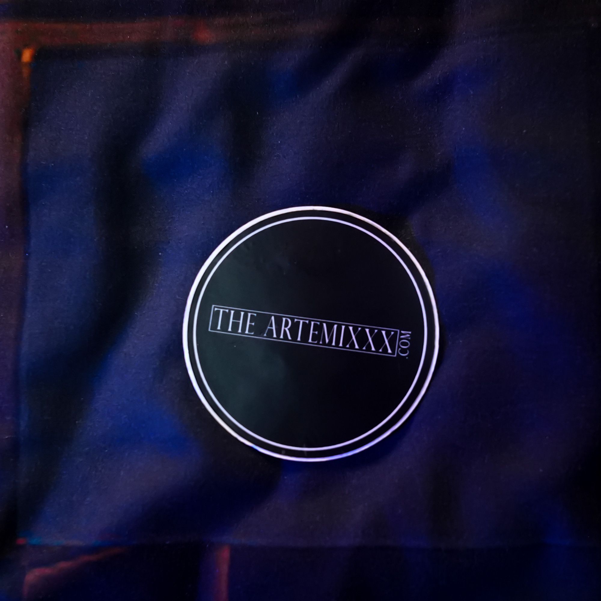 TheArtemiXXX Box Logo Circle Stickers