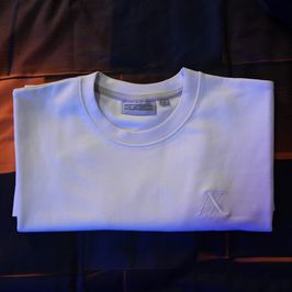 Front Ax Logo oversize cream Tee