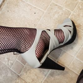 Grey High Heels