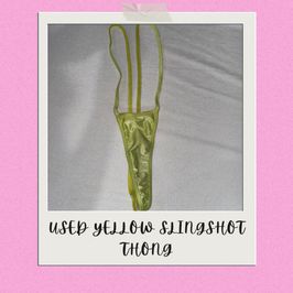 Yellow Slingshot Thong